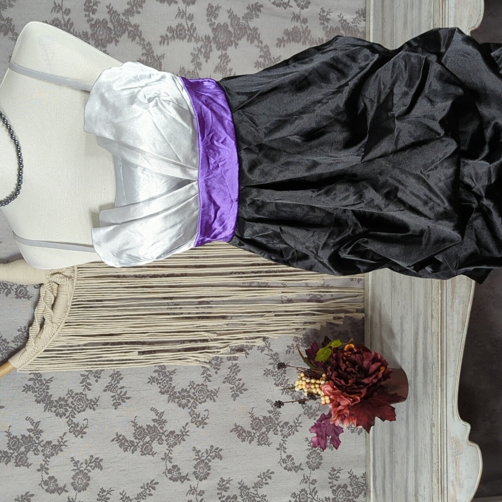 Iz Byer Color Block Gathered Ruffle Bottom Homeco… - image 2